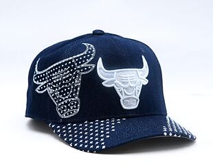 Kšiltovka Mitchell & Ness - NBA Run Stitch Pro Snapback - Chicago Bulls - Blue