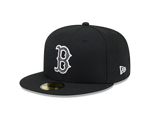 Kšiltovka New Era - MLB Rhinestone Badge 59FIFTY - Boston Red Sox - Black