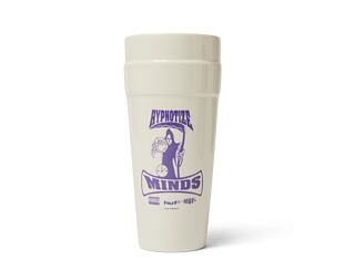 HUF x Three 6 Mafia Ceramic Double Cup - White