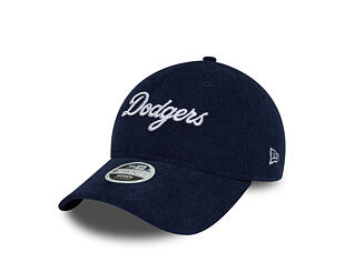 Dámská Kšiltovka New Era - MLB Cord Script 9TWENTY - LA Dodgers - Navy / White