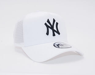Kšiltovka New Era - MLB Essential 9FORTY Trucker - NY Yankees - White