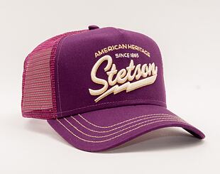 Kšiltovka Stetson Trucker Cap American Heritage Classic Burgundy 7751171