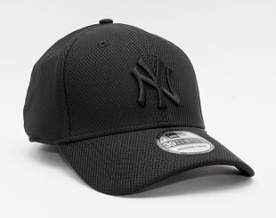 Kšiltovka New Era 39THIRTY Diamond Era New York Yankees Stretch Fit Black / Black