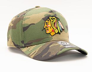 Kšiltovka 47 Brand A-Frame Chicago Blackhawks Grove Snapback Camo