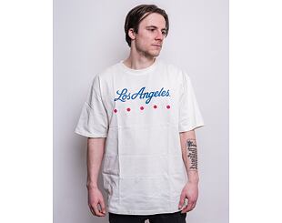 Triko New Era MLB Heritage Oversized Tee Los Angeles Dodgers Off White