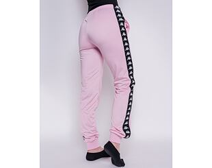 Dámské Tepláky Kappa 222 Banda Wrastoria Slim BZ5 Pink/Black/White