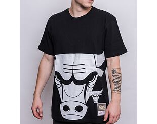 Triko Mitchell & Ness Chicago Bulls Big Face Tee 3.0 Black