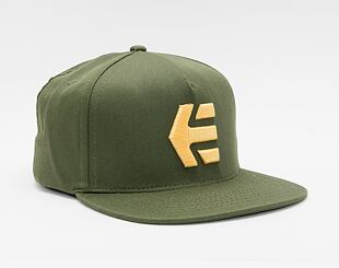 Kšiltovka ETNIES Icon Snapback Military
