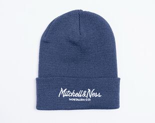 Kulich Mitchell & Ness Branded Pinscript Cuff Knit Navy