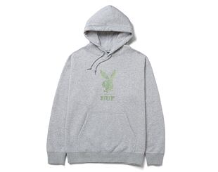 Mikina HUF Playboy Rhinestone Hoodie Grey Heather