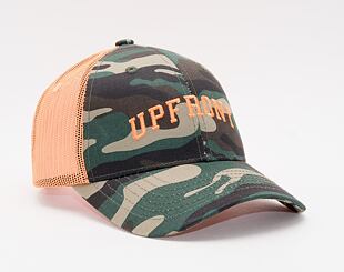 Dětská Kšiltovka Upfront SC8858-9704-OS GAMER YOUTH Trucker Camo Neon Orange