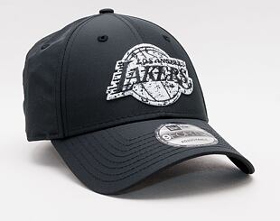 Kšiltovka New Era 9FORTY Black & White Los Angeles Lakers Strapback Black