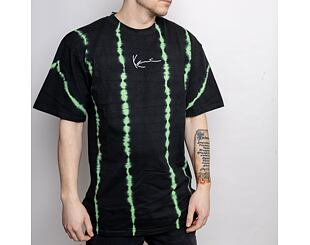 Triko Karl Kani Small Signature Tie Dye Tee black/green