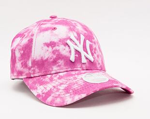 Dámská kšiltovka New Era 9FORTY Womens MLB Tie Dye New York Yankees Strapback Pink