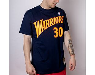 Triko Mitchell & Ness Name & Number tee Golden State Warriors Stephen Curry Navy