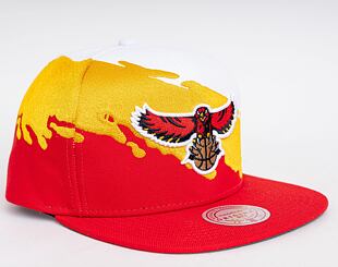 Kšiltovka Mitchell & Ness Paintbrush Snapback HWC Atlanta Hawks White / Red