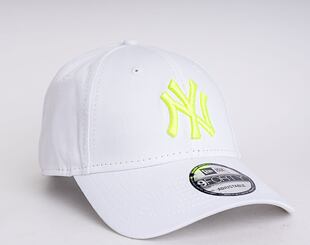 Kšiltovka New Era 9FORTY MLB Neon Pack New York Yankees Strapback Optic White/Upright Yellow