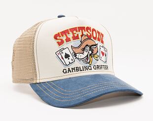 Kšiltovka Stetson Trucker Cap Gambling Grifter Beige / Navy