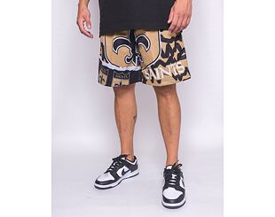Kraťasy Mitchell & Ness NFL Jumbotron 2.0 Shorts New Orleans Saints Black / Gold