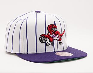 Kšiltovka Mitchell & Ness NBA Retro Pinstripe Snapback Hwc Toronto Raptors White