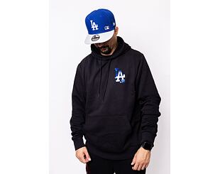 Mikina New Era MLB Foil Back Print Hoody Los Angeles Dodgers Black/Metallic Blue