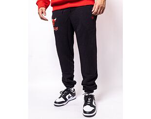 Tepláky New Era NBA Script Joggers Chicago Bulls Black/Red