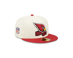 Kšiltovka New Era 59FIFTY NFL22 Sideline Arizona Cardinals Off White / Team Color