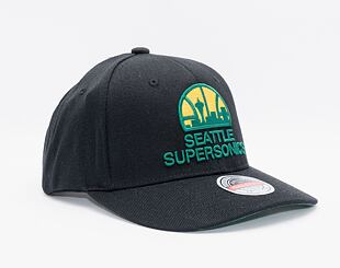 Kšiltovka Mitchell & Ness Classic Red Snapback Seattle Supersonics Black