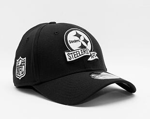 Kšiltovka New Era 39THIRTY NFL22 Sideline Pittsburgh Steelers Black / White