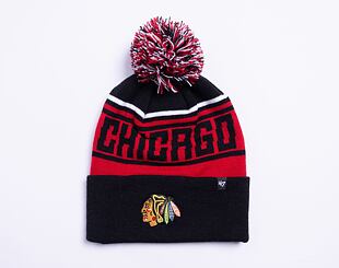 Kulich '47 Brand NHL Chicago Blackhawks Stylus '47 Cuff Knit Black