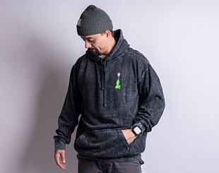 Mikina Rip & Dip Stripndip Hoodie Black Mineral Wash