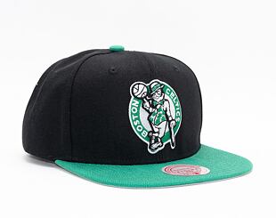 Kšiltovka Mitchell & Ness PATCH OVERLOAD SNAPBACK BOSTON CELTICS Black / Green