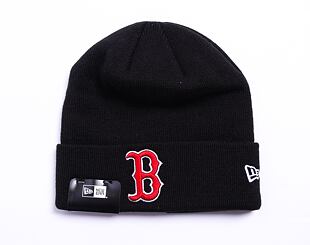 Kulich New Era MLB League Essential Cuff Beanie Boston Red Sox Black / Scarlet