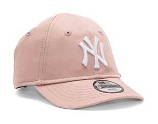 Dětská kšiltovka New Era 9FORTY Kids MLB League Essential New York Yankees Dirty Rose / Optic White