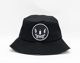 Klobouk Ari Ink  Crown Badge v.2 Flexfit Cotton Twill Bucket Hat Black