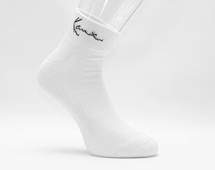 Ponožky Karl Kani Signature Ankle Socks 3-Pack white