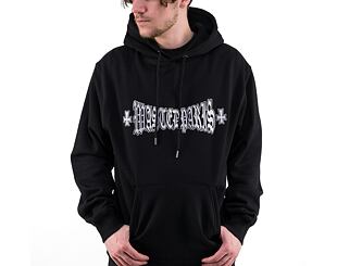 Mikina Wasted Paris Hoodie London Cross Black
