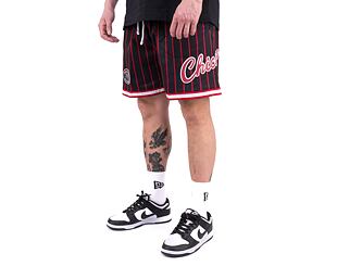 Kraťasy Mitchell & Ness NBA M&N CITY COLLECTION MESH SHORT BULLS Black / Red