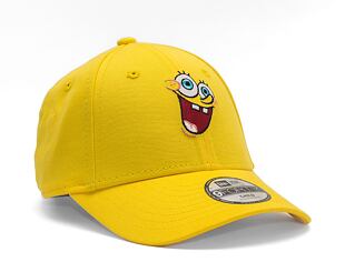 Dětská kšiltovka New Era 9FORTY Kids Spongebob Black on Black Official Yellow
