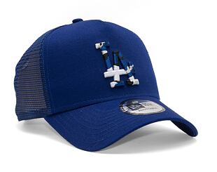 Kšiltovka New Era 9FORTY A-Frame Trucker MLB Team Camo Infill Los Angeles Dodgers Dark Royal
