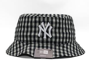 Dámský klobouk New Era MLB Womens Gingham Tapered Bucket New York Yankees Black