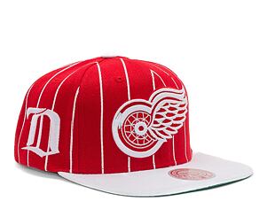 Kšiltovka Mitchell & Ness NHL TEAM PIN SNAPBACK RED WINGS Red