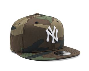 Kšiltovka New Era 9FIFTY MLB Team Camo New York Yankees Woodland Camo