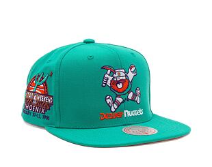 Kšiltovka Mitchell & Ness NBA Desert Green Snapback Hwc Denver Nuggets Teal