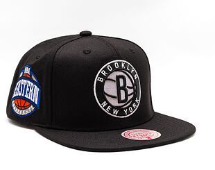 Kšiltovka Mitchell & Ness NBA Conference Patch Snapback Brooklyn Nets Black