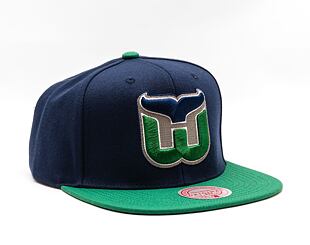 Kšiltovka Mitchell & Ness NHL Team 2 Tone 2.0 Snapback Hartford Whalers Blue / Green