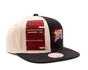 Kšiltovka Mitchell & Ness NBA Pop Panel Snapback Hwc Philadelphia 76Ers Off White / Black