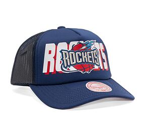 Kšiltovka Mitchell & Ness NBA Billboard Trucker Snapback Hwc Houston Rockets Blue