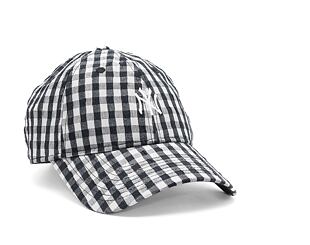 Dámská Kšiltovka New Era 9TWENTY MLB Womens Gingham  New York Yankees Black / White