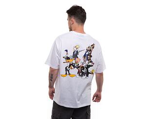 Triko New Era Looney Tunes × Harry Potter Line Up Oversized Tee White